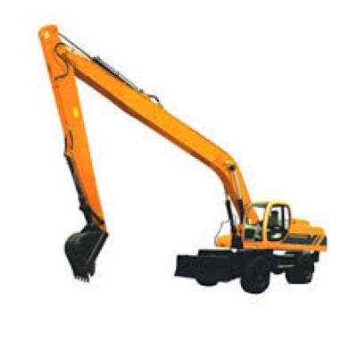 Construction Long Boom Wheel Excavator